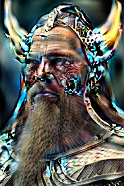 A photo realistic portrait of a stunning viking humanoid Alien, who is incredibly angry, 8k, 3d with depth of field hyper realistic