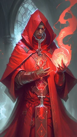 cleric, red energy