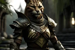 A Khajiit warrior from the Elder Scrolls series