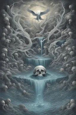 The realms of water and death ..