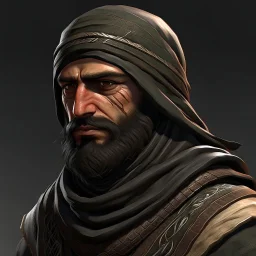 modern assassin "Mustah Bin Da'Wind" realistic