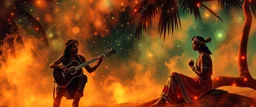 goa folk electronica trance, latin breaks, guitar, sitar, indian vibes, fsol