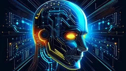 cover with the theme of artificial intelligence
