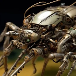horror, swarming mechanical robotic insects, bugs, cockroaches, flies, spiders, ticks, parasites screaming person, pain, decay