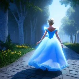 Beautiful Cinderella, 3d, unreal engine, 4k