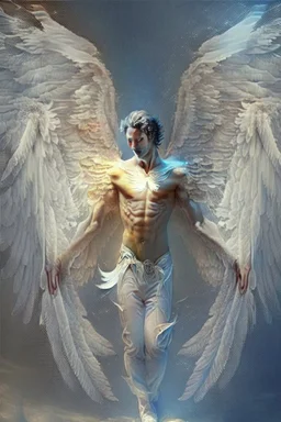 celestial angel human with wings