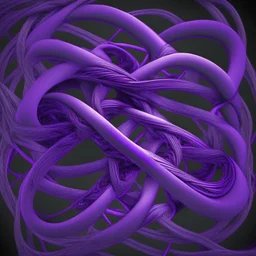 intertwining purple