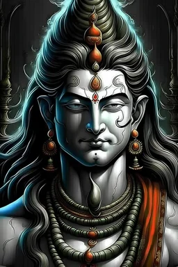 generate Lord Shiva beautiful image