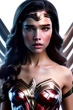 4K Ultra-HD -- Hailee Steinfeld as Wonder Woman --4k Ultra-HD--Hyper realistic--Cinema lighting