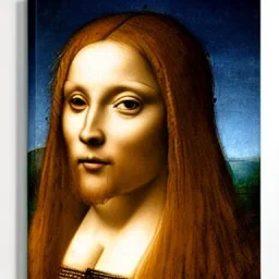 portrait of sky by Leonardo da Vinci