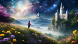 429. Dans son monde doux, l'enfant rêveur s'égare, Parmi les fleurs, les étoiles et le ciel clair. Son regard innocent, ses pensées envoûtées, Dans un univers de beauté, à jamais émerveillé. Il imagine des châteaux dans les nuages, Des licornes jouant dans les prés sauvages. Ses rêves sont comme des contes de fées, Où chaque instant est un trésor à apprécier. Son cœur pur bat au rythme de l'imagination, Dans un océan de joie et de fascination. Car c'est dans ses rêves qu'il trouvera l'infini.