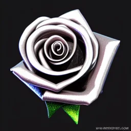 metal rose futuristic