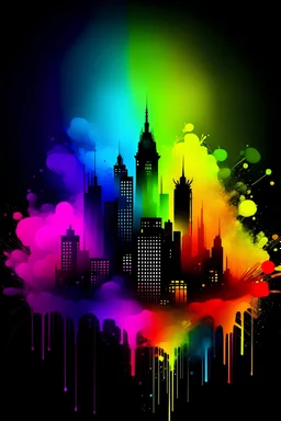 color emission city