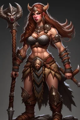 female barbarian god