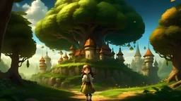 look at that tree! (It's not just a tree, it's a royal castle in a faraway kingdom.