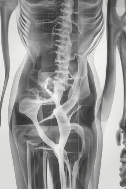 Abstract x-ray pelvis