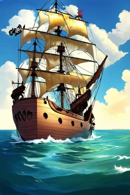a scallywag aboard a Pirate Ship with a Heart of Gold; a mashup of Lowbrow and Aestheticism