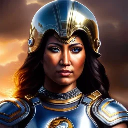 Ultra detailed fullbody Portrait in oil on canvas of busty female Spartan warrior with armor,helmet,extremely detailed digital painting,ultrarealistic skin,intense stare, extremely detailed face, crystal clear eyes, mystical colors ,perfectly centered image, perfect composition, rim light, beautiful lighting,masterpiece ,8k, stunning scene, raytracing, anatomically correct, in the style of Simon Bisley and Ohrai Noriyoshi and robert e howard and Steve Jung and Wizyakuza and uncannyknack.