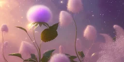 one big crystal subtle flower in a galactic ambiance with a beautiful fairy, transparent petals, delicate colors, in the foreground, full of details, smooth，soft light atmosphere, light effect，vaporwave colorful, concept art, smooth, extremely sharp detail, finely tuned detail, ultra high definition, 8 k, unreal engine 5, ultra sharp focus