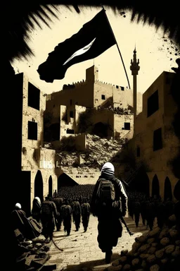 Al Quds, Black flag, army