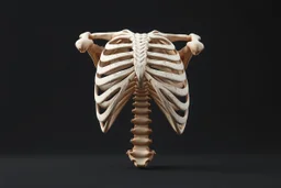 An stiffened rib, huge, 3d asset, full length