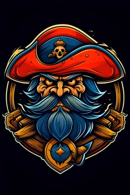 logo for a pirate video game