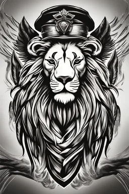 Lion wing logo