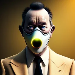 stan and laurel Mystery mask,Ambiance dramatique, art background, dramatic lighting, volumetric lighting, hyperrealisme, 8k, high quality, lot of details, fit within portrait