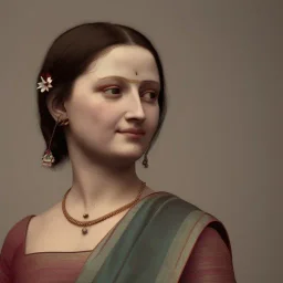 Monalisa wearing a saree