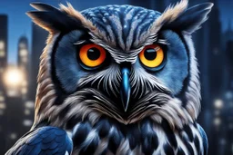 Symbiote Owl in 8k venom drawing, symbiote effects, blue lights, sky , intricate details, highly detailed, high details, detailed portrait, masterpiece,ultra detailed, ultra quality