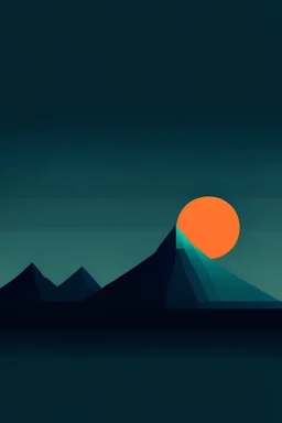Minimalist digital art image