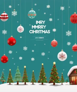 Cute tiny world Christmas diorama