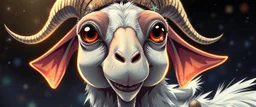 brilliant detailed portrait disco glittery goose goat ant alien gremlin anime