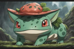 Bulbasaur in 8k Hayao Miyazaki draw style , close picture, highly detailed, high details, detailed portrait, masterpiece,ultra detailed, ultra quality