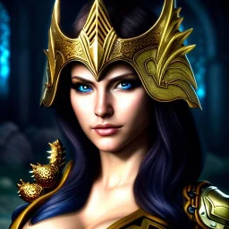 ultra detailed fullbody Portrait in oil on canvas of a beautiful busty woman with Skyrim Dragon priest mask and armor,extremely detailed digital painting, extremely detailed face,crystal clear Big eyes, mystical colors ,perfectly centered image, perfect composition,rim light, beautiful lighting, 8k, stunning scene,extremely sharp detail, finely tuned detail, ultra high definition raytracing, in the style of robert e howard and pablo oliveira and Ken Kelley and Ohrai Noriyoshi and Simon Bisley