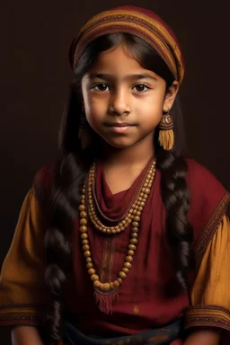 Image of an Indian girl in western clothes