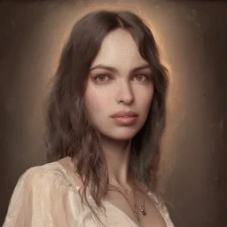 Susanna Hoffs, beautiful, highly detailed face, meticulously detailed hair, ethereal fantasy hyperdetailed mist, maximalist matte painting; polished, realistic oil painting. Victorian era portrait painting, old fashioned, vintage, antique, beautiful, Unreal Engine