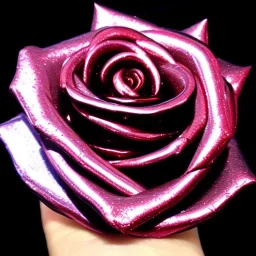 metal rose futuristic