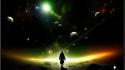 matrix universe, space, planets, god creation walking in the light