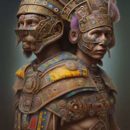 Inca warrior, aztec, rich deep colors masterpiece, sMartin Wittfooth, Luigi Spano, Mandy Jurgens, stellar photography, No skin, muscles showing, flesh, human face anatomy, Close-up, Portrait, Photorealism, crumbles into pieces, Melancholie, Lumen Reflections, Photojournalism, , rich details, ultra-HD