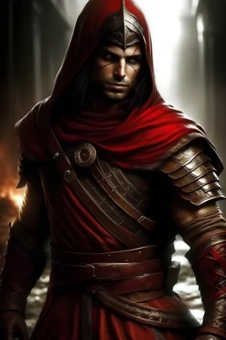 Alexios from Assassin's Creed in the armor of the hero of Sparta