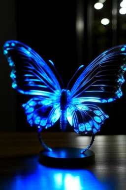 Blue butterflyLight Luminous