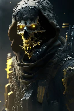 Ghost call of duty Excessive details are extremely accurate, My imagination,8k, dangerous virus spreads and almost leads to the extinction of humanity،magic،black gold،Full body details