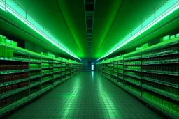 Aisle of a supermarket in Spain, realism, fluorescent light, realism, 16K