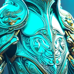 stylized armor with ornaments, epic, fantasy, intricate, hyper detailed, artstation, concept art, smooth, sharp focus, ray tracing, vibrant, photorealistic, textured, centered, 4k