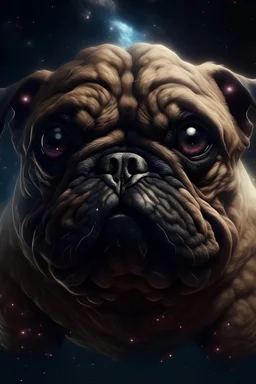 make the puppy so angery its at a cosmic level and its gigantic and it looks like an evil monster emporer