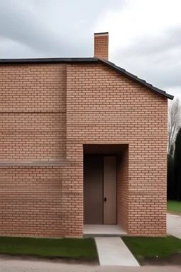 A house surrounded by a wall