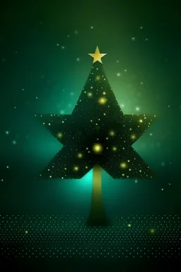 Stwórz kartkę z życzeniami na Boże Narodzenie z choinką i gwiazdką