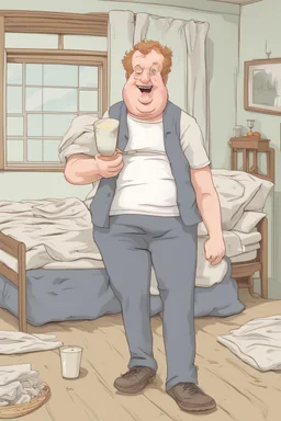 England as the one greasy dude that is overweight, sweating, has dirty fingers, after eating Fast-Food, has stains on the bed due to chronic masturbation and a lack of hygiene.