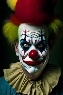 portrait of a clown